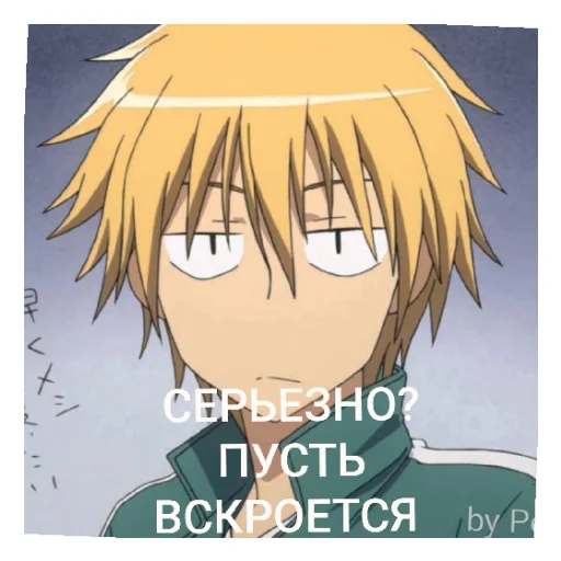 😐 Стикер «ПРЕЗИДЕНТ СТУДСОВЕТА ГОРНИЧНАЯ.» для Telegram