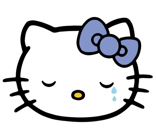 😭 Стикер «Ati-kitty» для Telegram
