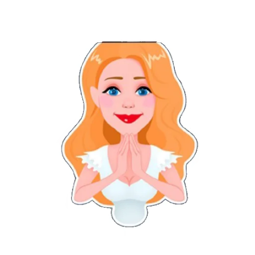 ☺️ Стикер «Привет пупсик» для Telegram