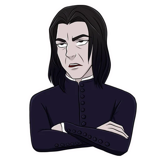 😑 Стикер «Professor Snape» для Telegram