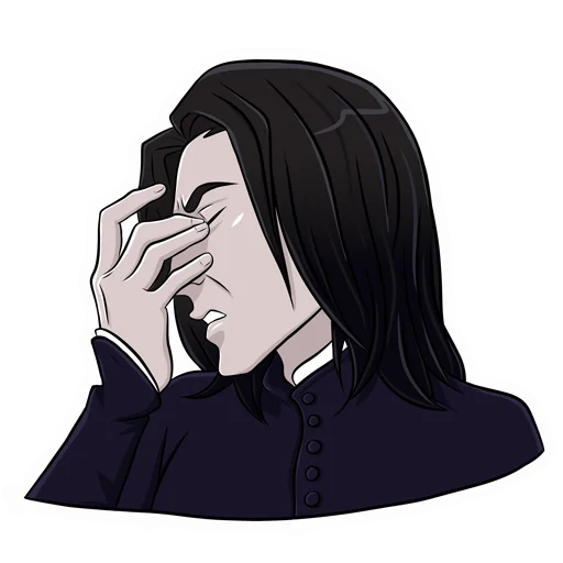 🤦‍♂️ Стикер «Professor Snape» для Telegram