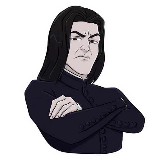 😠 Стикер «Professor Snape» для Telegram