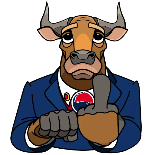🖕 Стикер «ProfitKing» для Telegram