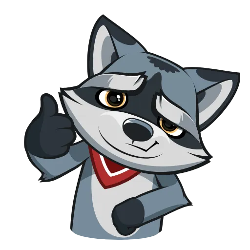 Стикерпак Серый Проха для Telegram — скачать