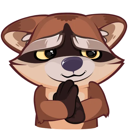 🦝 Стикер «Proha Raccoon» для Telegram