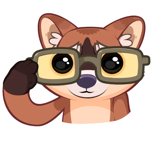 🤓 Стикер «Proha Raccoon» для Telegram