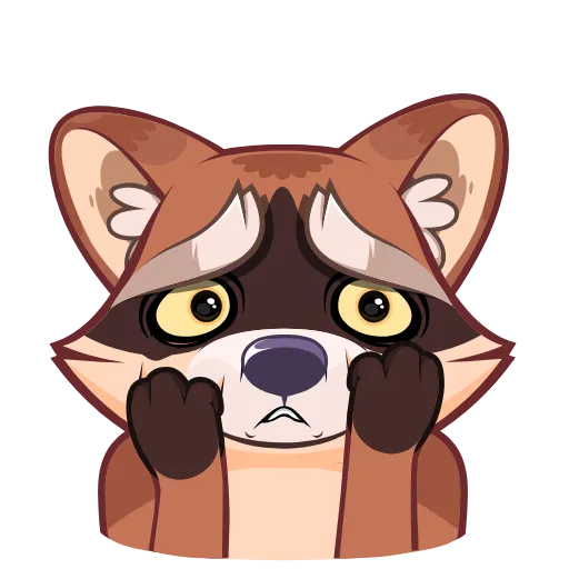 😩 Стикер «Proha Raccoon» для Telegram