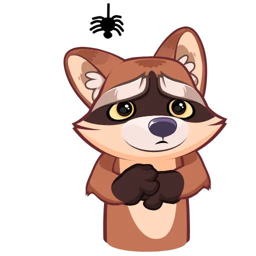🕷 Стикер «Proha Raccoon» для Telegram