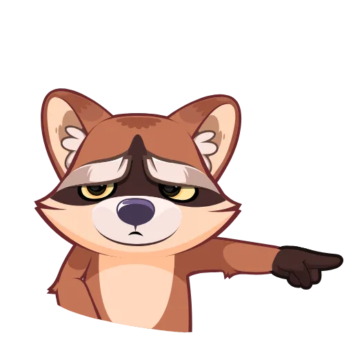 😠 Стикер «Proha Raccoon» для Telegram