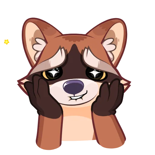☺️ Стикер «Proha Raccoon» для Telegram