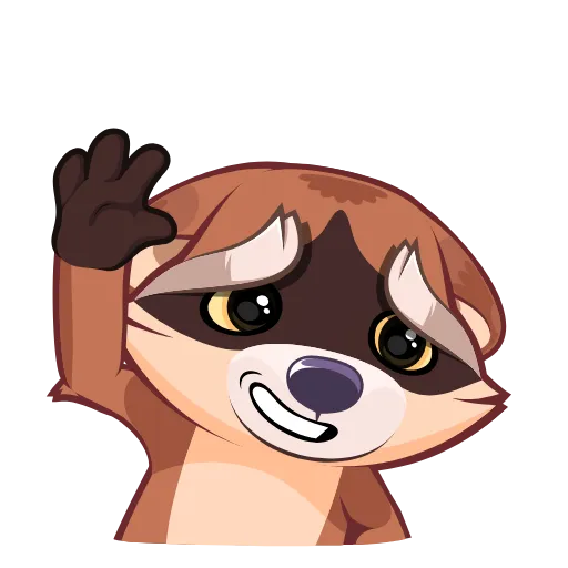 🥺 Стикер «Proha Raccoon» для Telegram