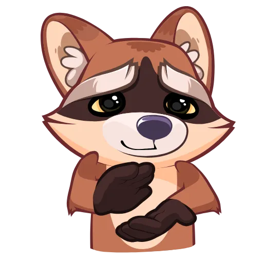 👏 Стикер «Proha Raccoon» для Telegram