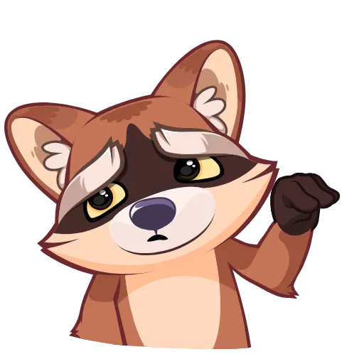 🙉 Стикер «Proha Raccoon» для Telegram