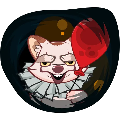 🤡 Стикер «Proha Raccoon» для Telegram