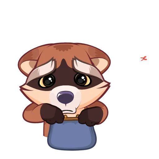 💸 Стикер «Proha Raccoon» для Telegram