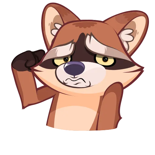 😐 Стикер «Proha Raccoon» для Telegram