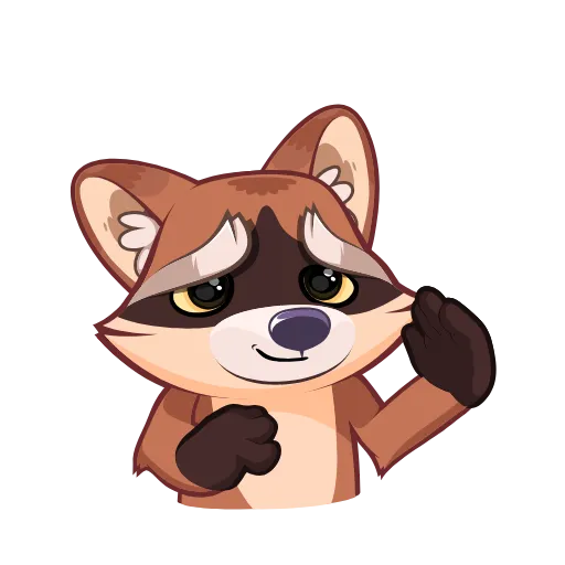 🥵 Стикер «Proha Raccoon» для Telegram