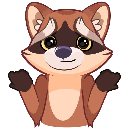 😌 Стикер «Proha Raccoon» для Telegram
