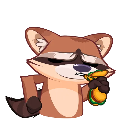 🍔 Стикер «Proha Raccoon» для Telegram
