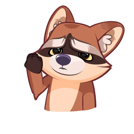 😞 Стикер «Proha Raccoon» для Telegram