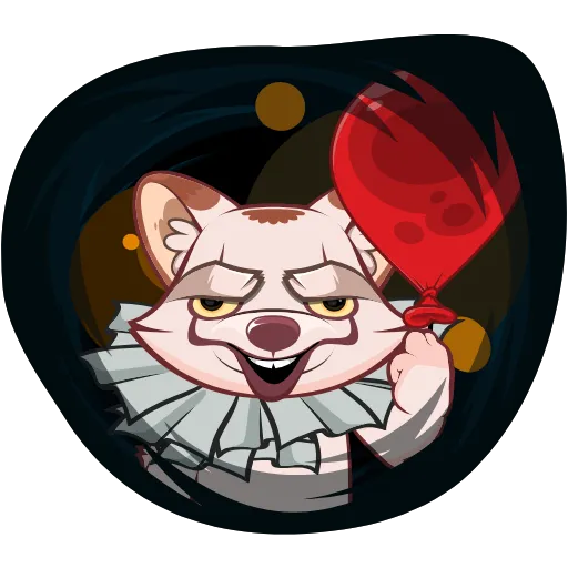 😱 Эмодзи «Проха енот» для Telegram