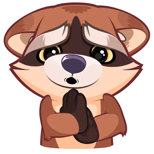 🦝 Эмодзи «Проха енот» для Telegram