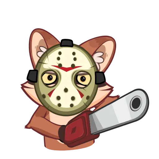 😈 Эмодзи «Проха енот» для Telegram