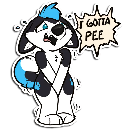 😫 Стикер «ProHuskyCub» для Telegram