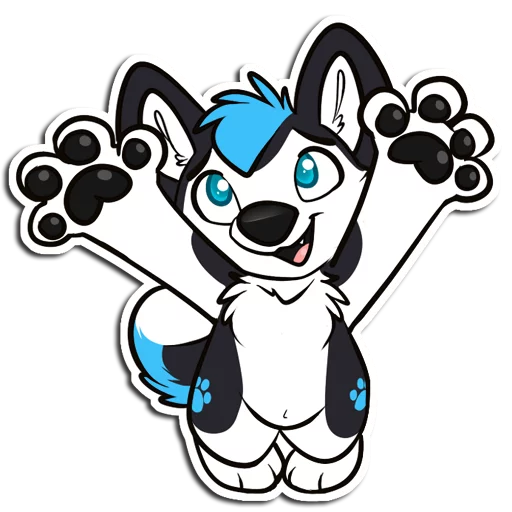 😝 Стикер «ProHuskyCub» для Telegram