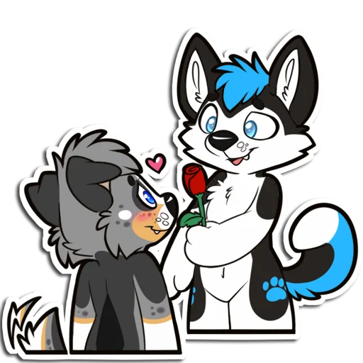 ❤️ Стикер «ProHuskyCub» для Telegram
