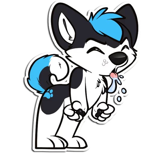 😛 Стикер «ProHuskyCub» для Telegram