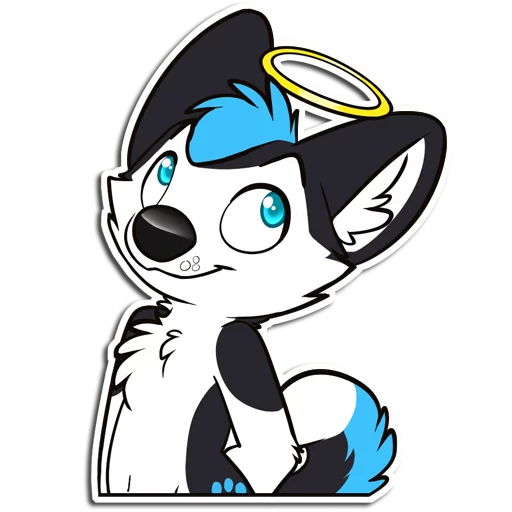 👼 Стикер «ProHuskyCub» для Telegram