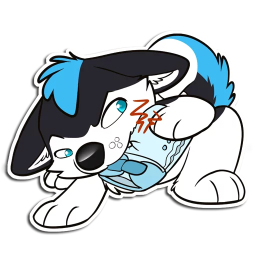 🖕 Стикер «ProHuskyCub» для Telegram