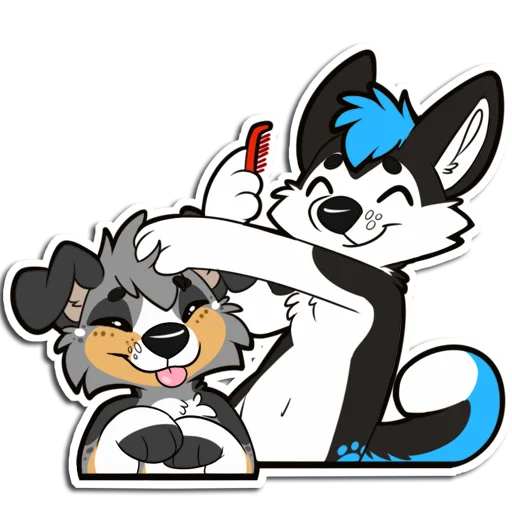 💈 Стикер «ProHuskyCub» для Telegram