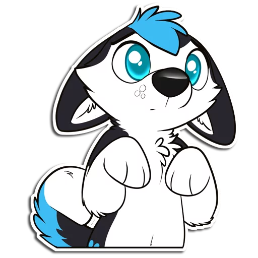 🙄 Стикер «ProHuskyCub» для Telegram