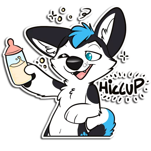 🍺 Стикер «ProHuskyCub» для Telegram