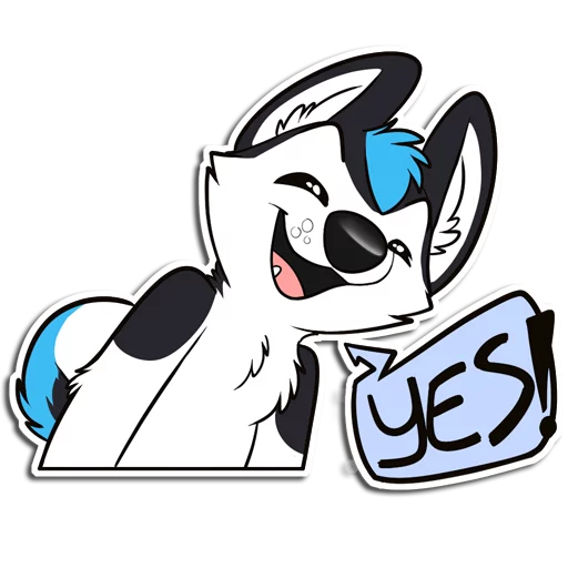 👍 Стикер «ProHuskyCub» для Telegram