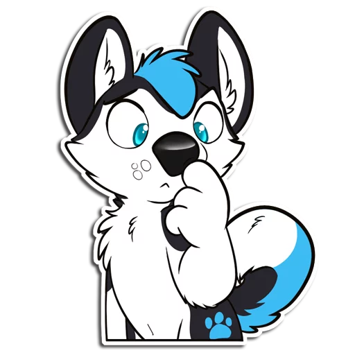 ❔ Стикер «ProHuskyCub» для Telegram