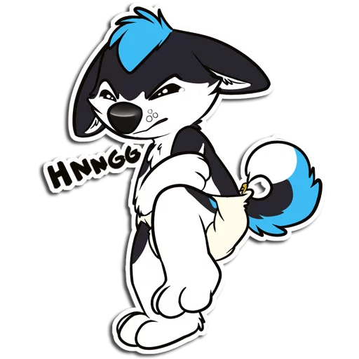 💩 Стикер «ProHuskyCub» для Telegram