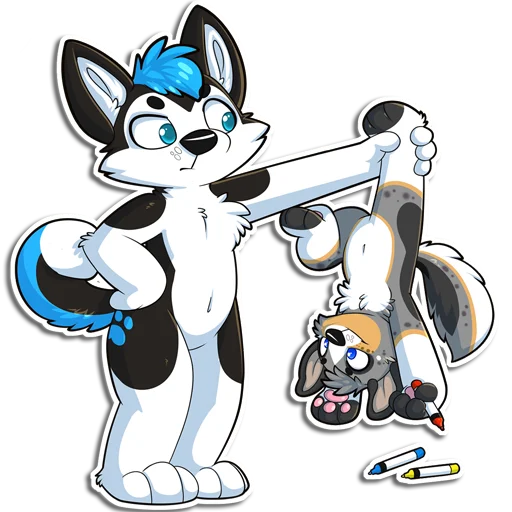 😩 Стикер «ProHuskyCub» для Telegram