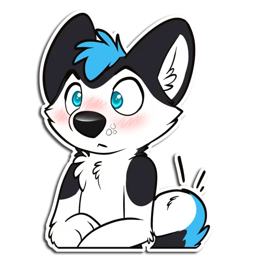 😳 Стикер «ProHuskyCub» для Telegram