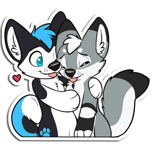 ❤️ Стикер «ProHuskyCub» для Telegram