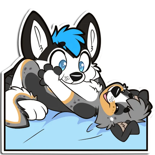 😋 Стикер «ProHuskyCub» для Telegram