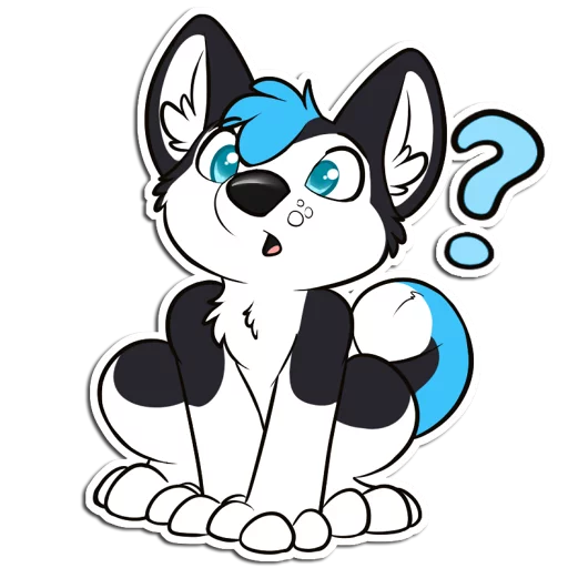 ❔ Стикер «ProHuskyCub» для Telegram