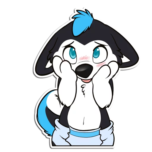 ☺️ Стикер «ProHuskyCub» для Telegram