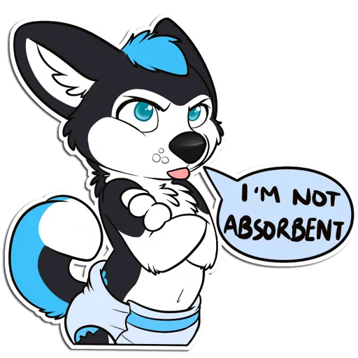 😒 Стикер «ProHuskyCub» для Telegram