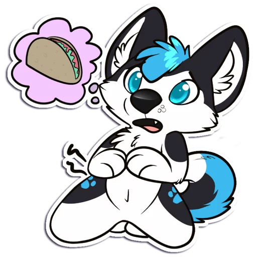 🌮 Стикер «ProHuskyCub» для Telegram