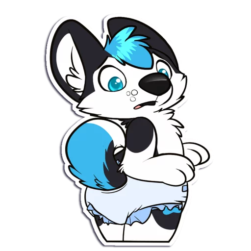 💧 Стикер «ProHuskyCub» для Telegram