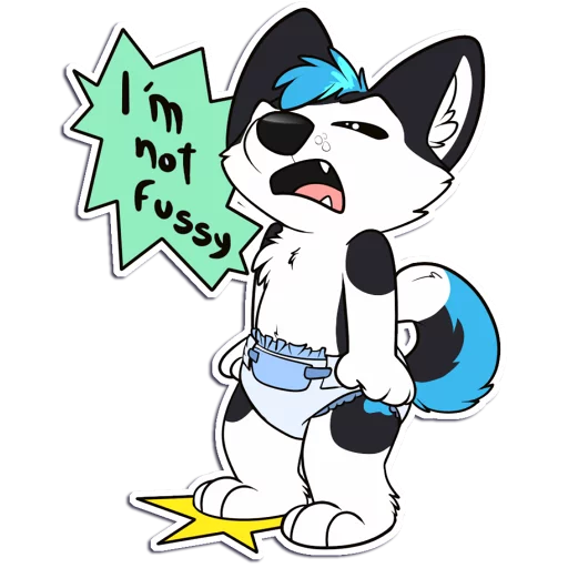 😡 Стикер «ProHuskyCub» для Telegram