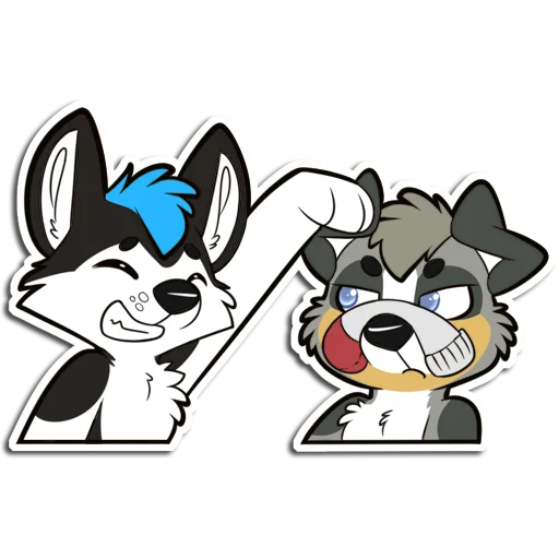 😨 Стикер «ProHuskyCub» для Telegram